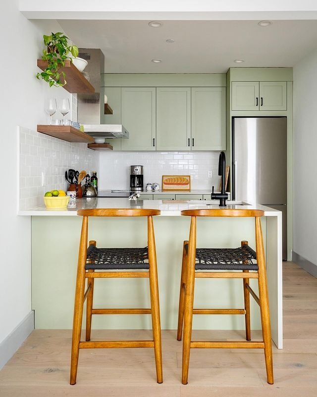 20 Modern Sage Green Kitchen Ideas: Sleek & Calming Designs 20 Pistachio Sage
