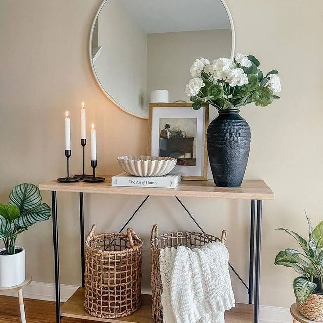 15 Stunning Entryway Decor Ideas to Welcome You Home 8 Potted Indoor Plants