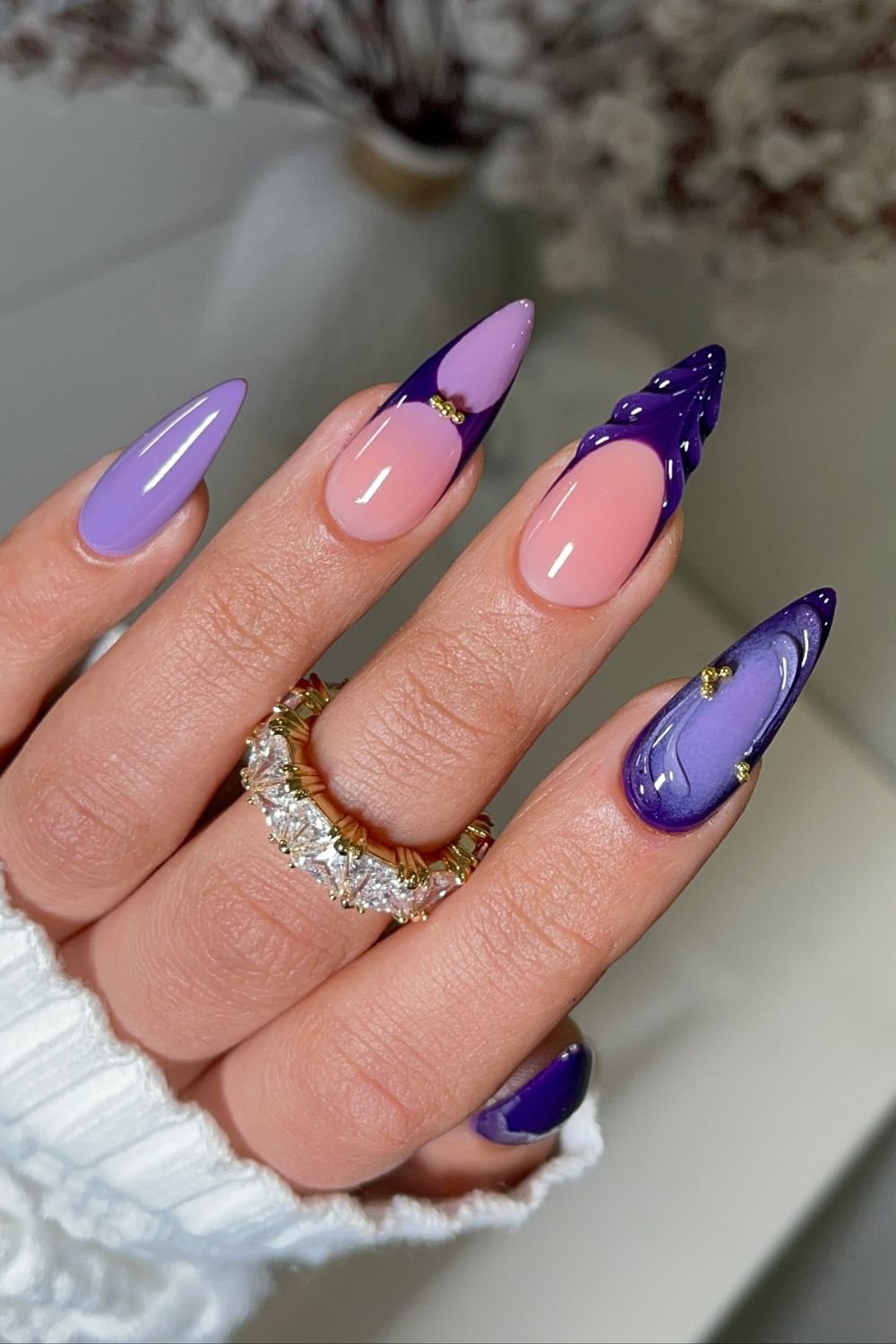 Purple Winter Luxe