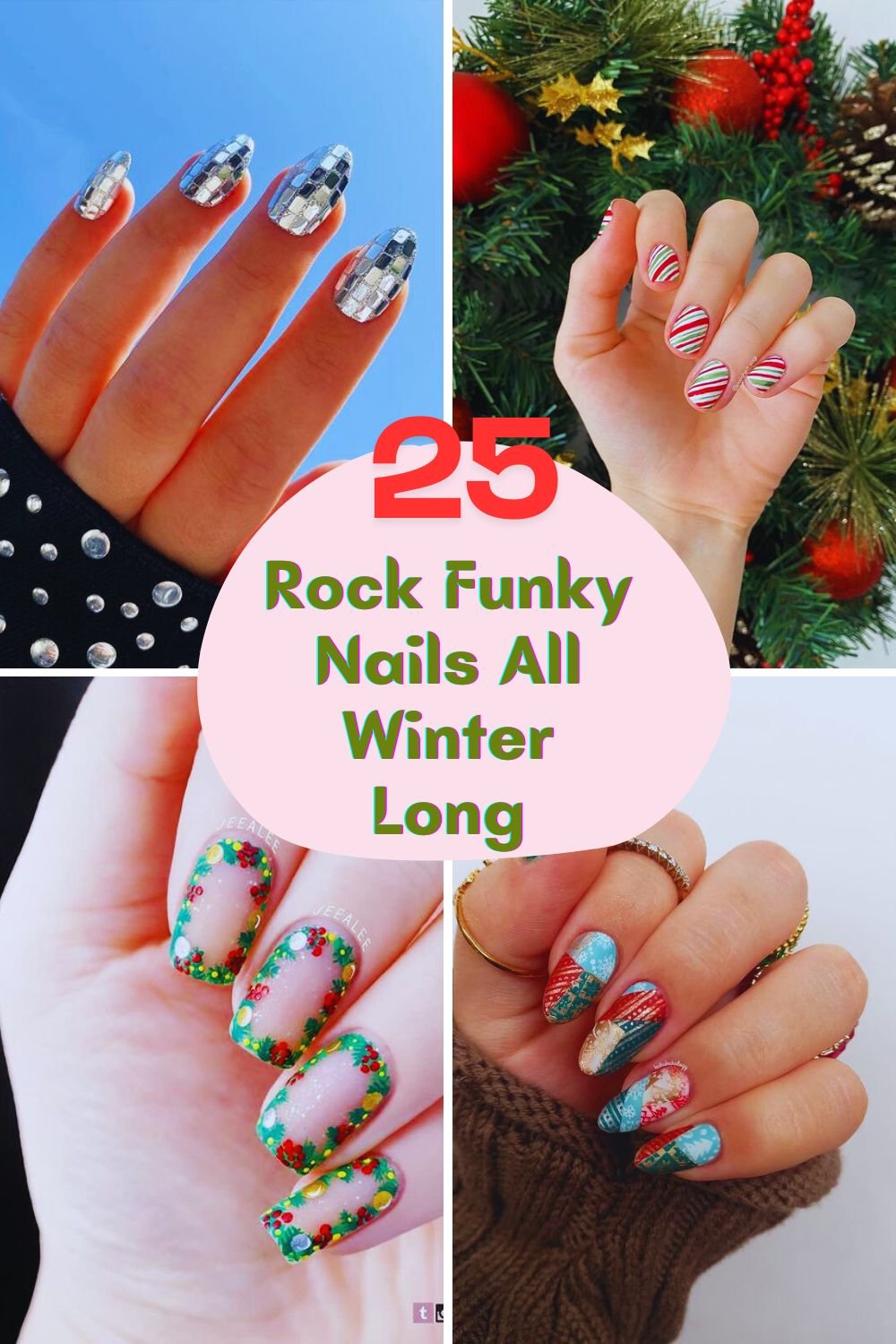 25 Funky Winter Nail Designs to Try This Season 29