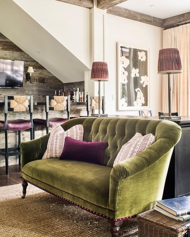 20 Modern Green Living Room Ideas: Sleek & Inviting Designs 2 Seaweed Green