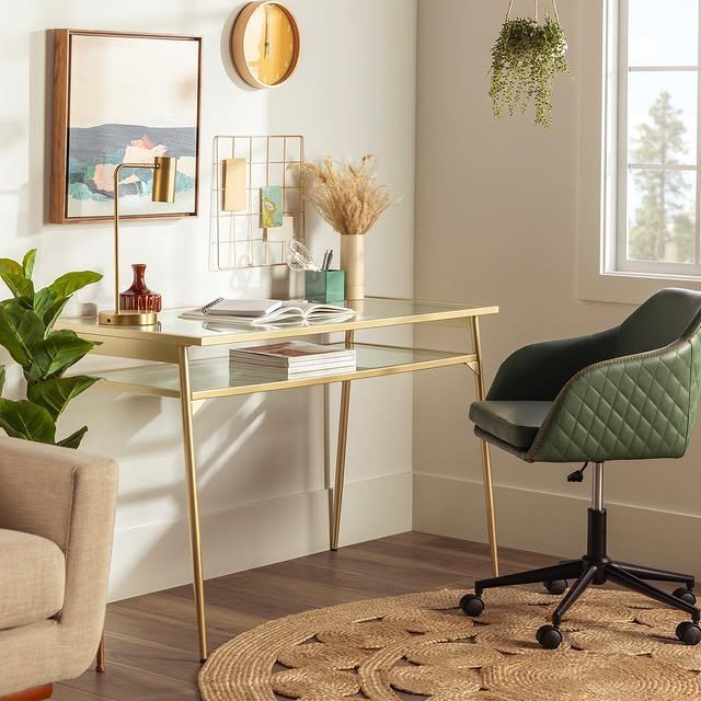 30 Easy Boho Home Office Ideas: Make Your Small Space Cozy! 8 Sleek and Minimalistic Boho