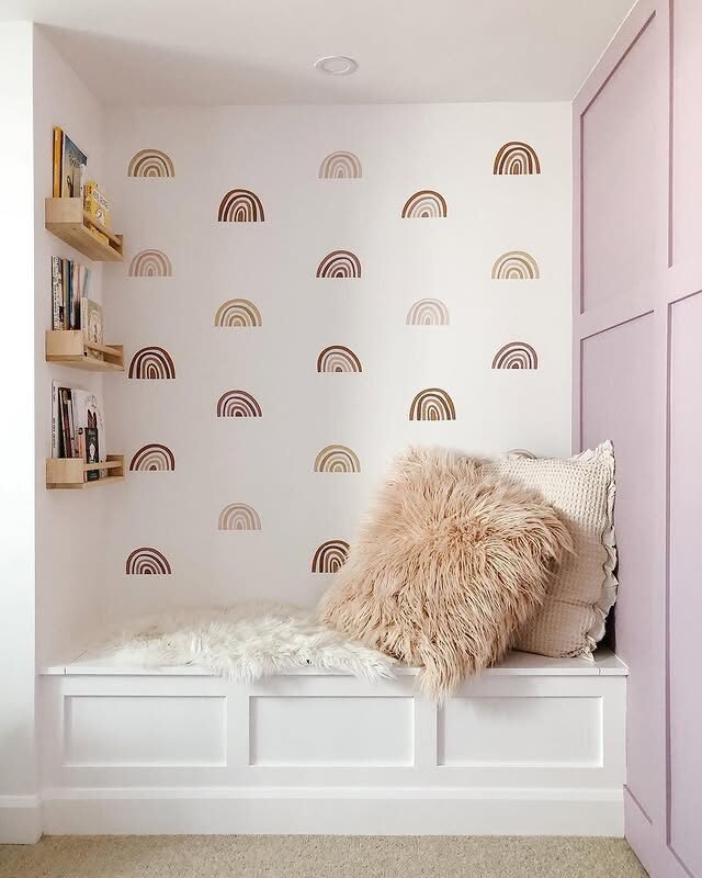 20 Boho Reading Nook Ideas: Create Your Dream Cozy Escape 15 Squeezed Rainbow Boho Nook