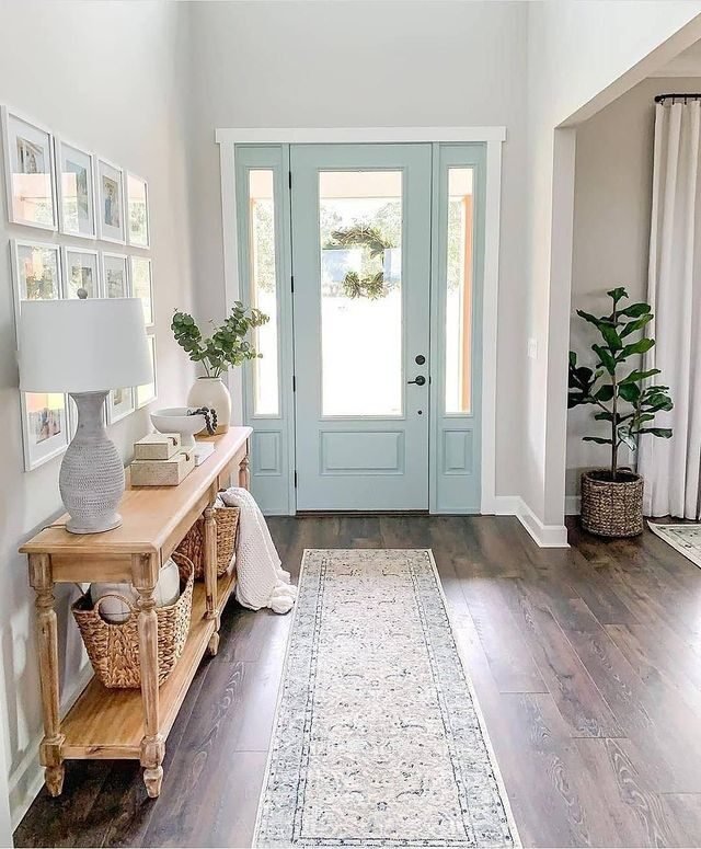 15 Stunning Entryway Decor Ideas to Welcome You Home 12 Textured Rugs