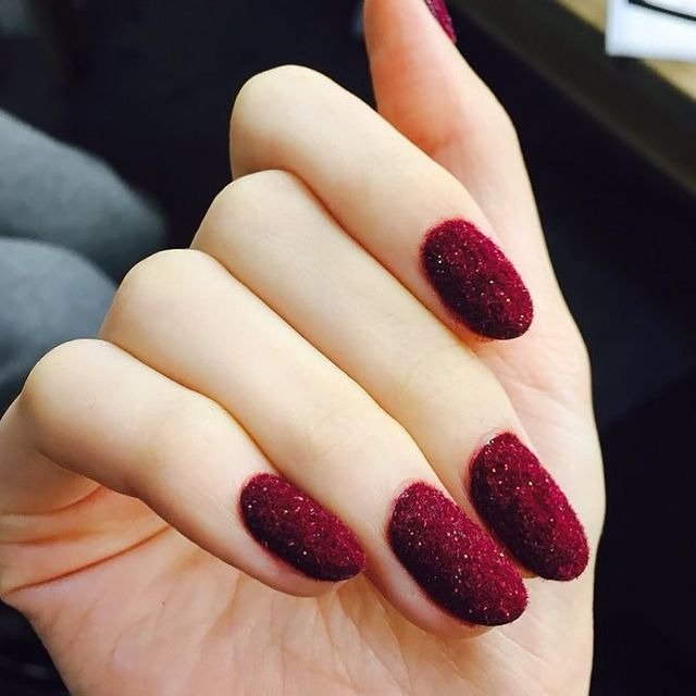 25 Funky Winter Nail Designs to Try This Season 2 Velvet Matte Finish Nails