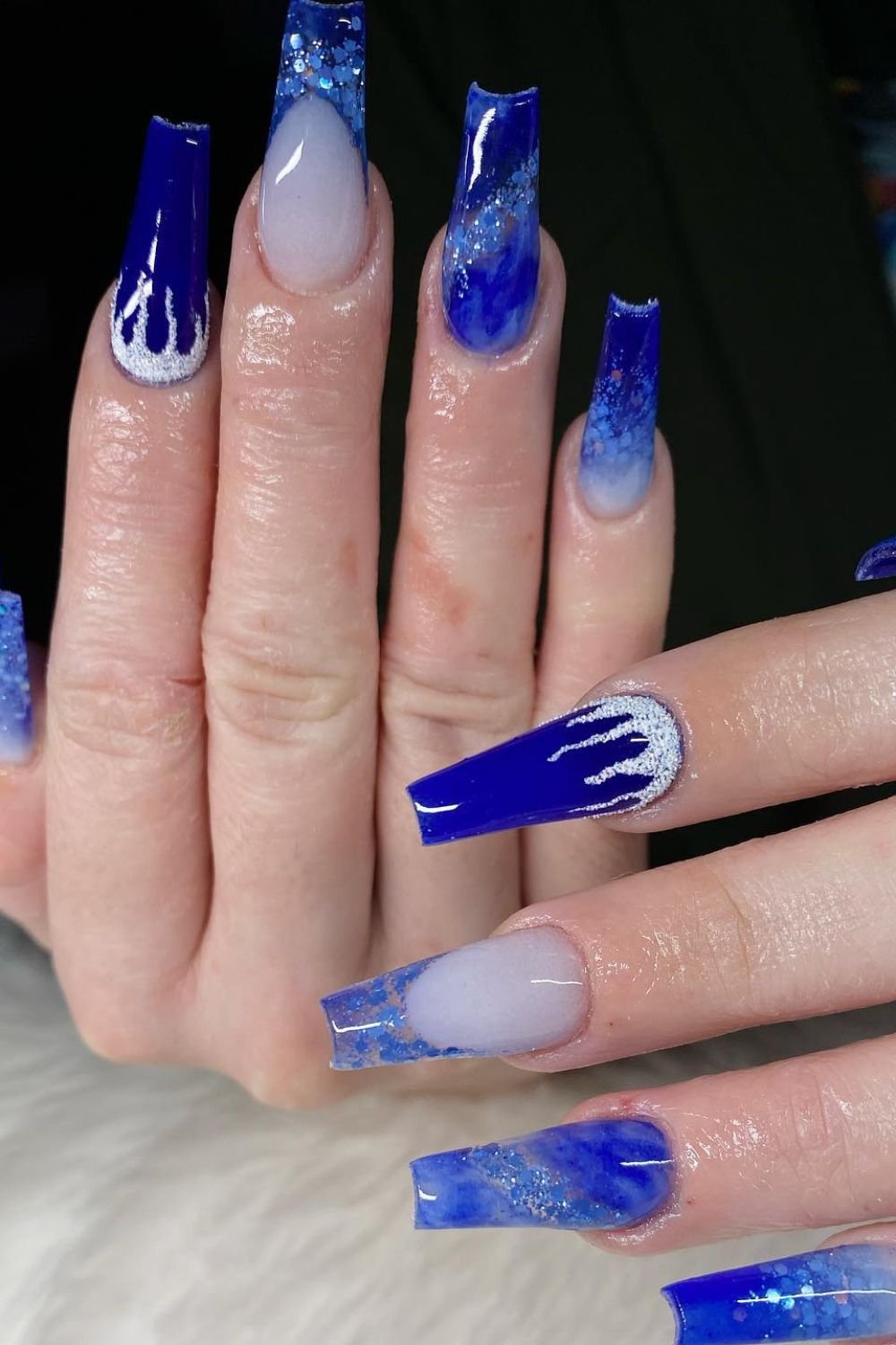 Winter Galaxy Ombre
