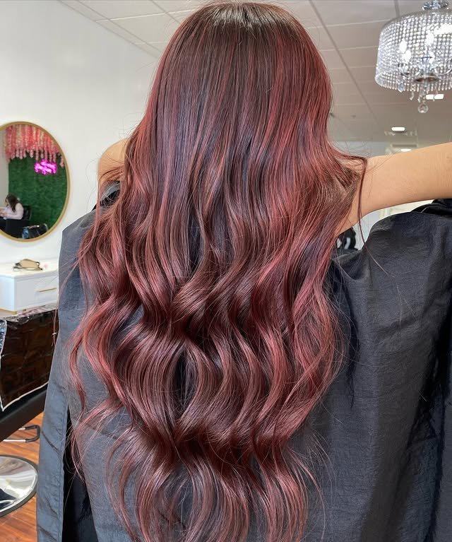 30 Gorgeous Burgundy Balayage Ideas You’ll Want to Try ASAP 13 Soft Wine-Toned Balayage