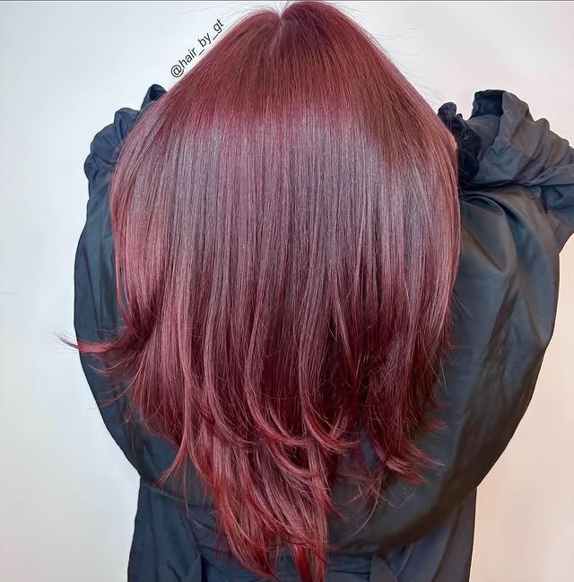 30 Gorgeous Burgundy Balayage Ideas You’ll Want to Try ASAP 27 Cherry Bomb Burgundy Balayage