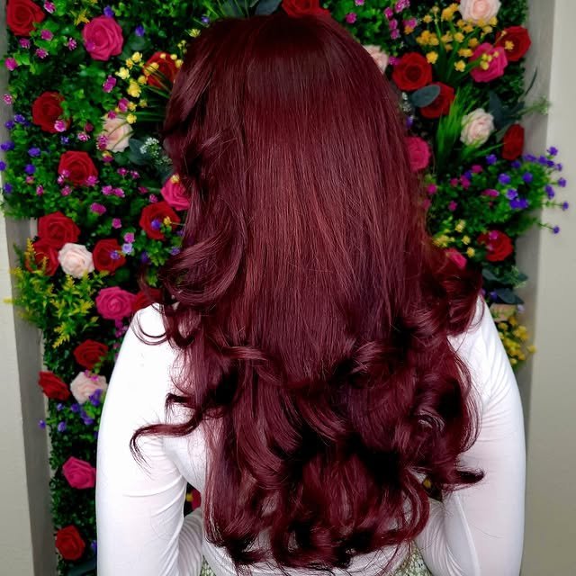 30 Gorgeous Burgundy Balayage Ideas You’ll Want to Try ASAP 26 Gradient Burgundy Melt