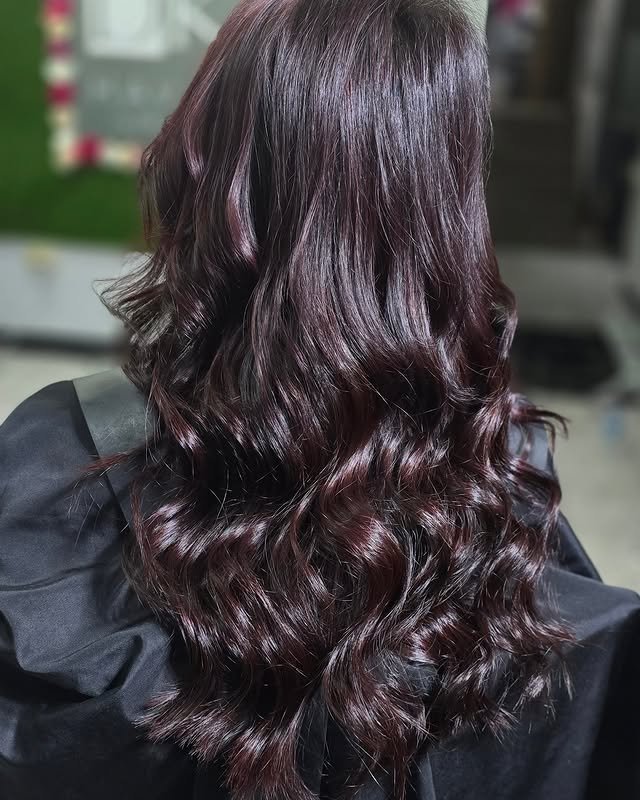 30 Gorgeous Burgundy Balayage Ideas You’ll Want to Try ASAP 23 Blackberry Burgundy Balayage