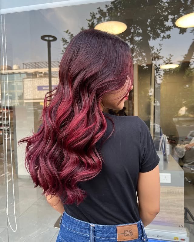 30 Gorgeous Burgundy Balayage Ideas You’ll Want to Try ASAP 20 Soft Wine-Toned Balayage