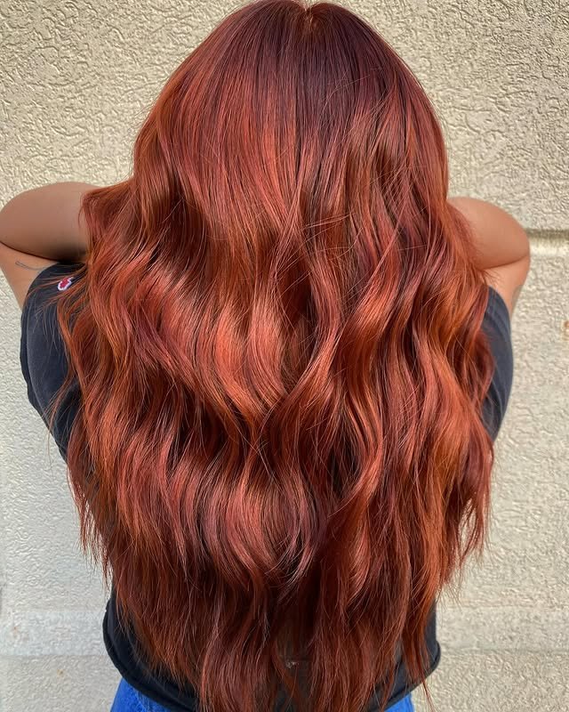30 Gorgeous Burgundy Balayage Ideas You’ll Want to Try ASAP 7 Burgundy and Copper Blend