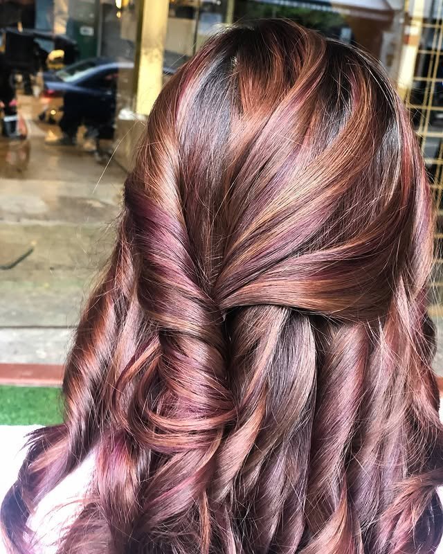 30 Gorgeous Burgundy Balayage Ideas You’ll Want to Try ASAP 8 Chocolate-Cranberry Balayage