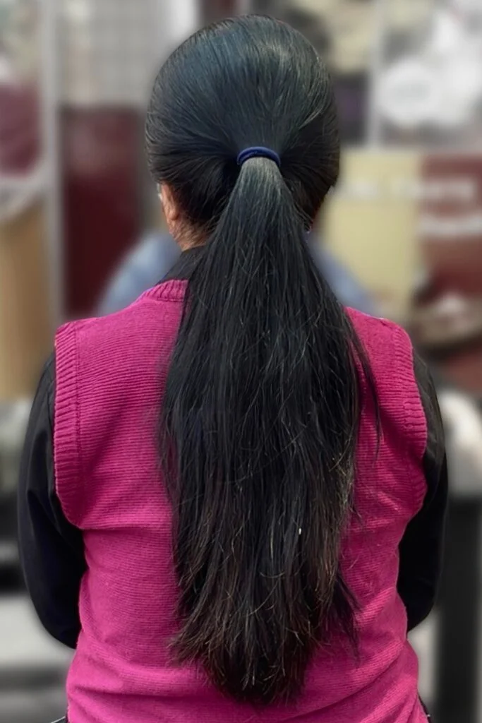 Sleek and Stylish: 20 Low Ponytail Hairstyles You’ll Love 6 Sleek and Straight Low Ponytail