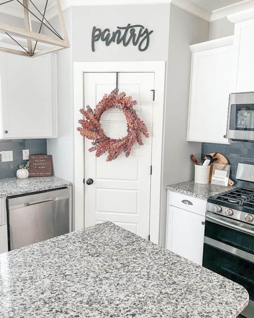 25 Chic & Cozy Fall Wreath Ideas to Celebrate the Season 16 Pastel Leaf Wreath