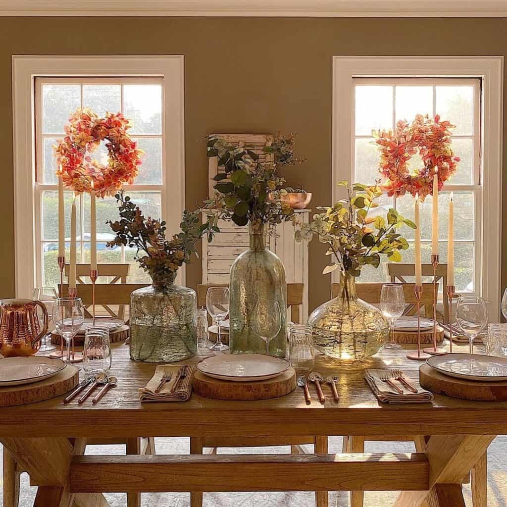 25 Chic & Cozy Fall Wreath Ideas to Celebrate the Season 2 Window Fall Wreaths