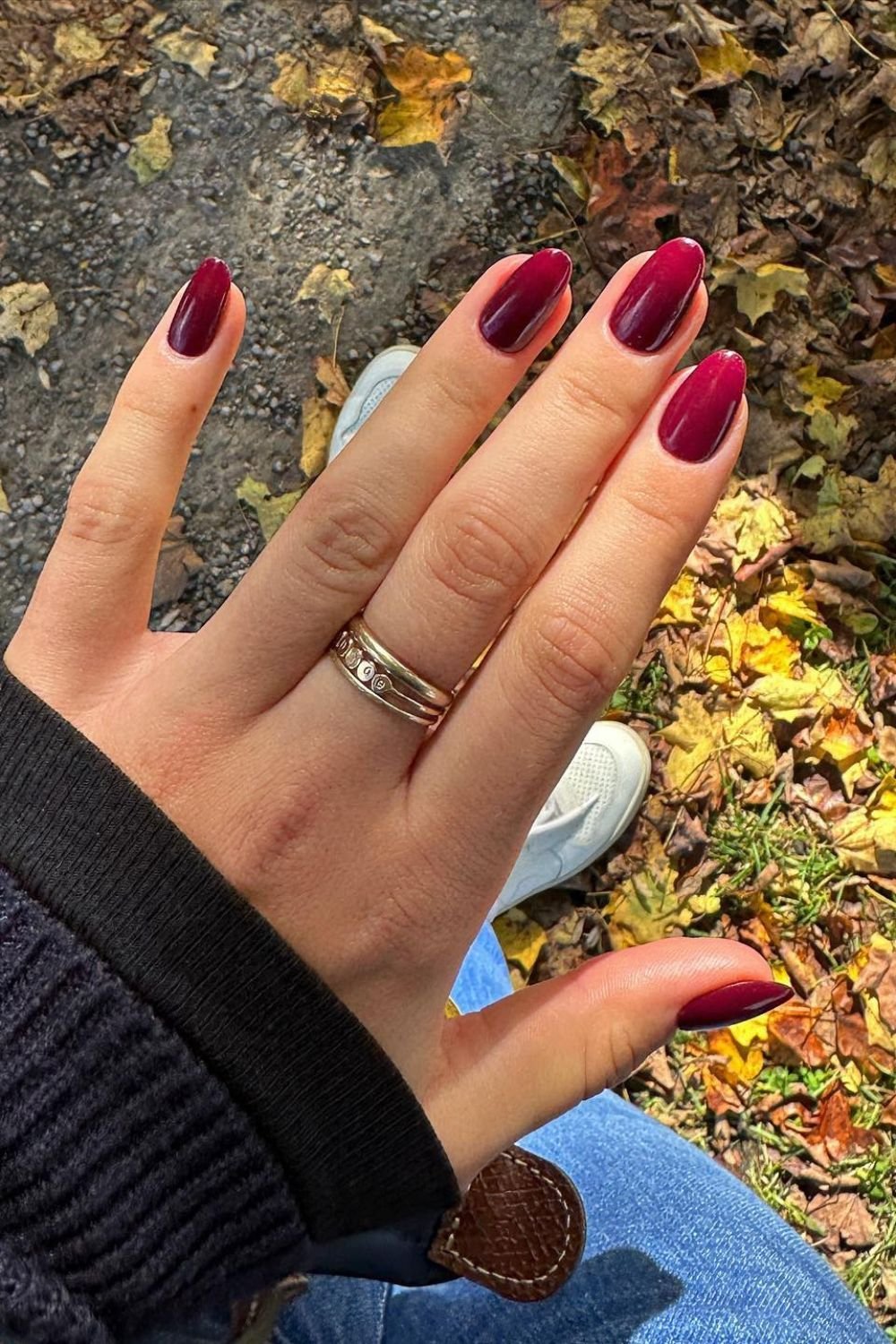 25 Cherry Mocha Nail Designs for Every Season 10 Autumn Ombre Blend