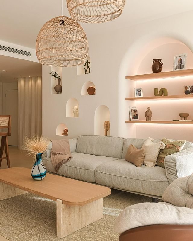 15 Boho Coastal Living Room Ideas for a Relaxed Beach Vibe 11 Beachfront Boho Chalet