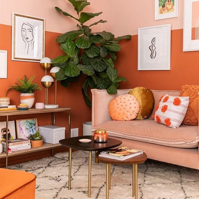 15 Orange Living Room Ideas for a Warm and Inviting Home 10 Bespoke Tangerine