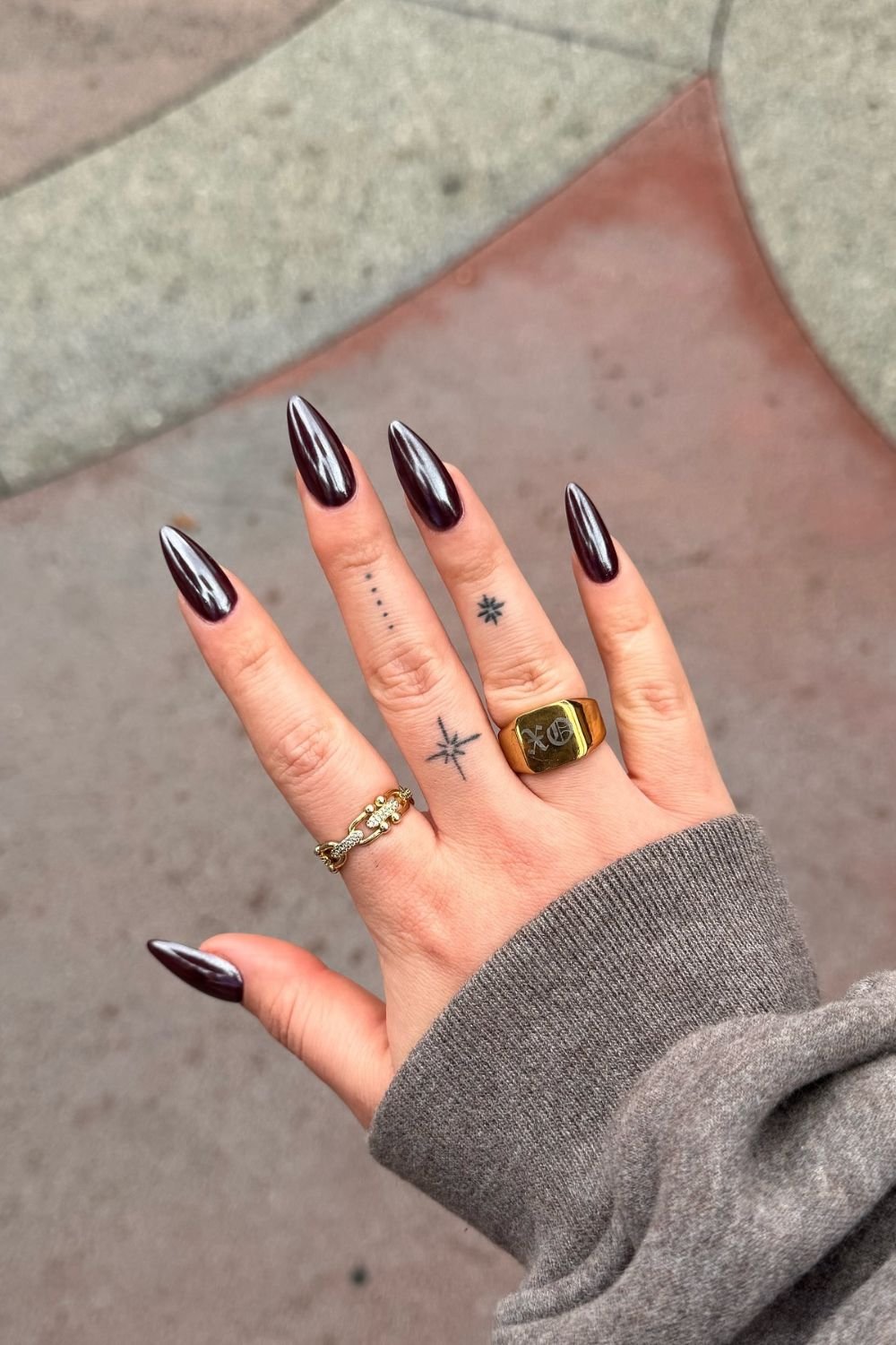 25 Cherry Mocha Nail Designs for Every Season 22 Bold Almond Shine
