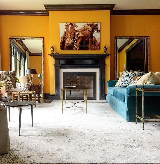 15 Orange Living Room Ideas for a Warm and Inviting Home 7 Bright Orange