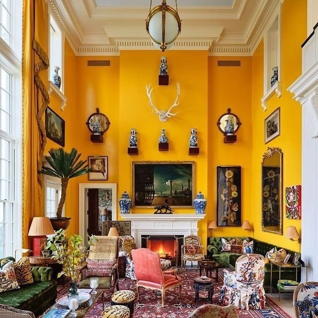 20 Yellow Living Room Ideas for a Cozy Yet Stylish Look 7 Brighten Antique