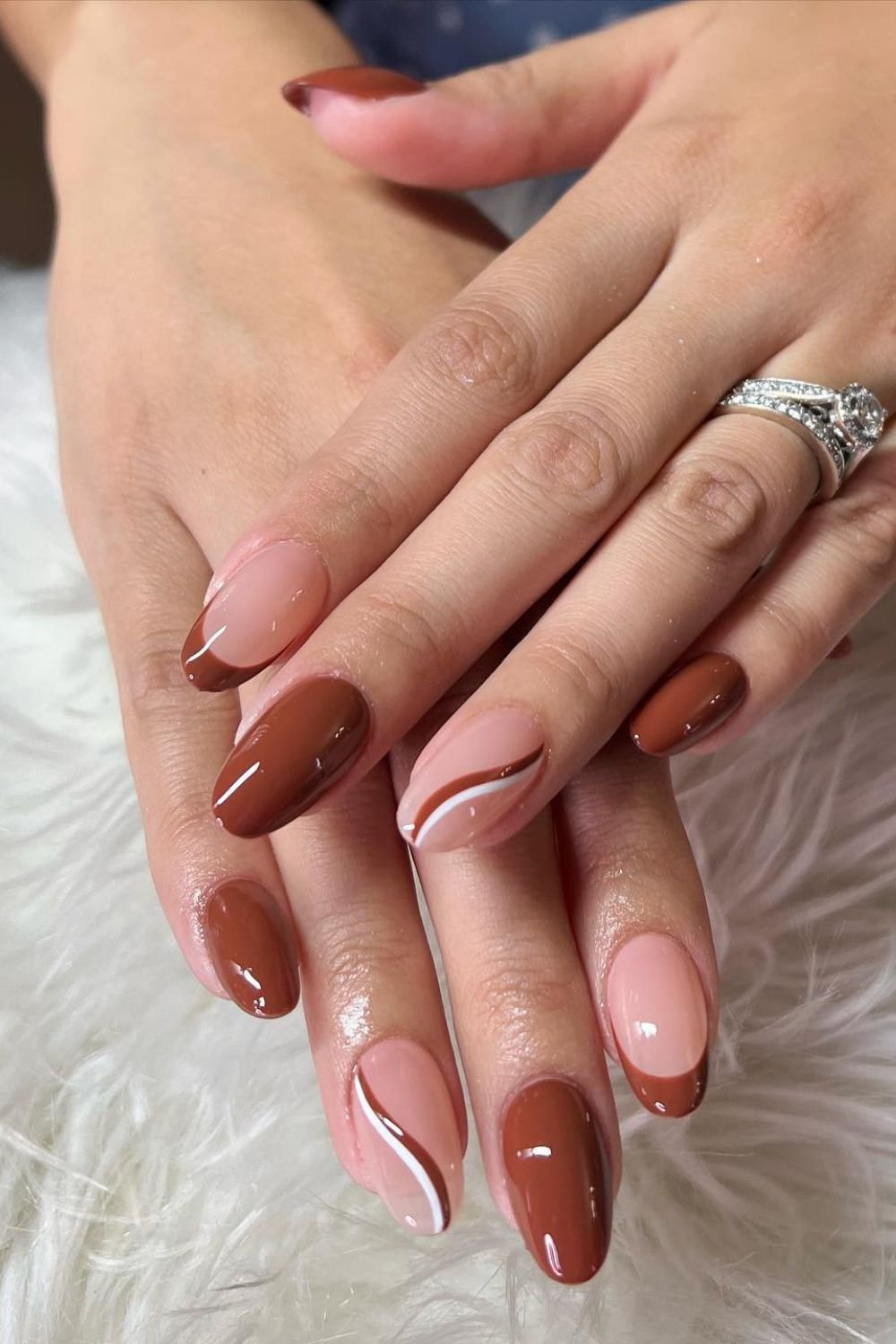 Brown French Twist