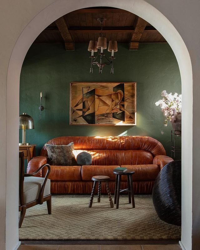15 Beautiful Orange Couch Designs for Modern Homes 4 Croissant Rustic Orange