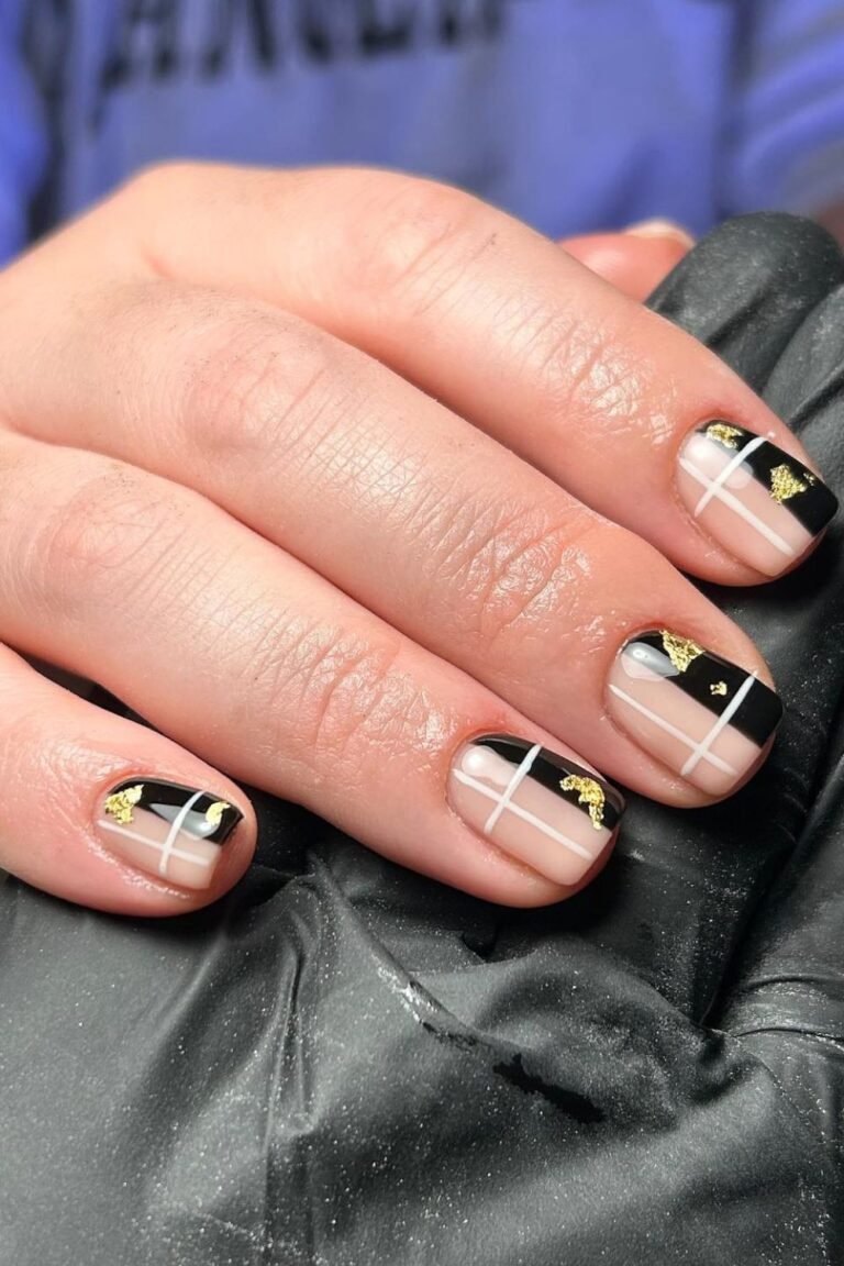 Gilded Grid Art