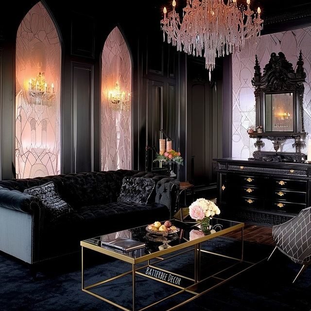 15 Cozy Dark Academia Living Room Design Tips to Try 3 Gothic and Art Deco