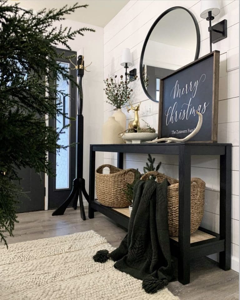 25 Christmas Entryway Decor Ideas for a Festive Welcome 2 Christmas Welcome Sign