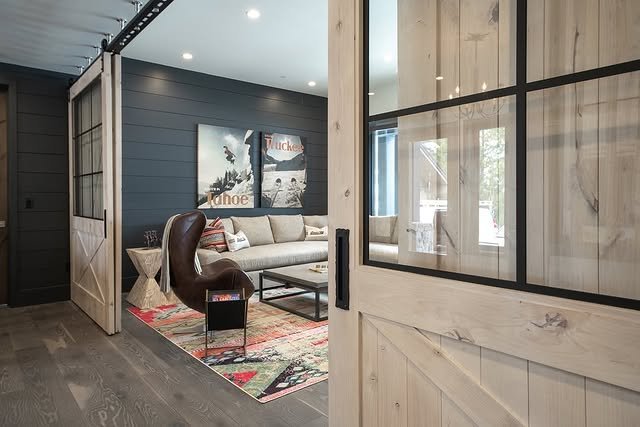 15 Country Living Room Color Schemes for a Cozy Home 12 Install Barn Doors for a Rustic Touch