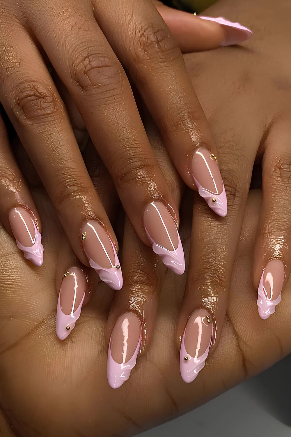 25 Best Light Pink Nail Designs for Every Occasion 26 @nailsbyaugust