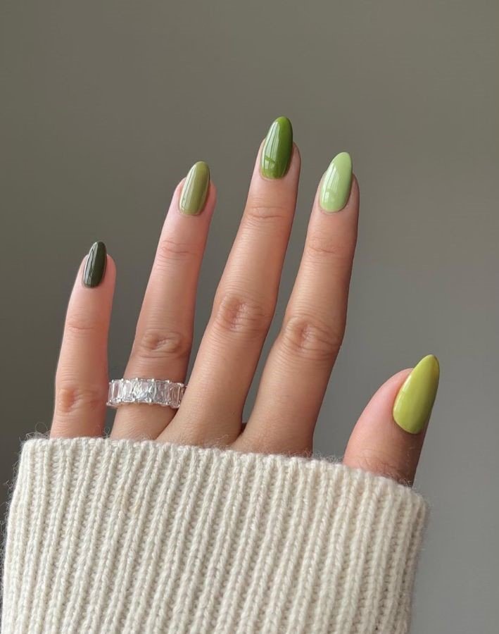 Matcha Latte Nails