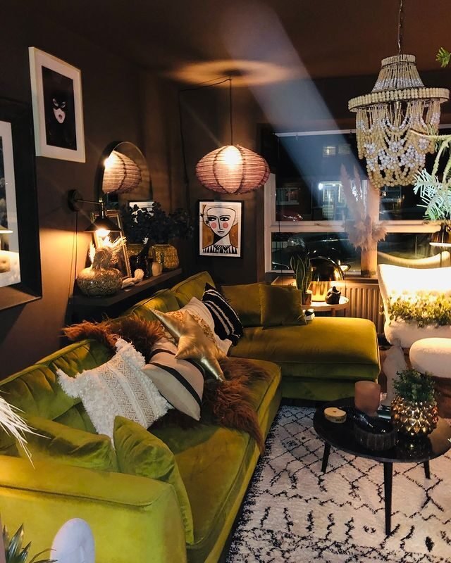 15 Cozy Dark Academia Living Room Design Tips to Try 7 Moody Color Palette