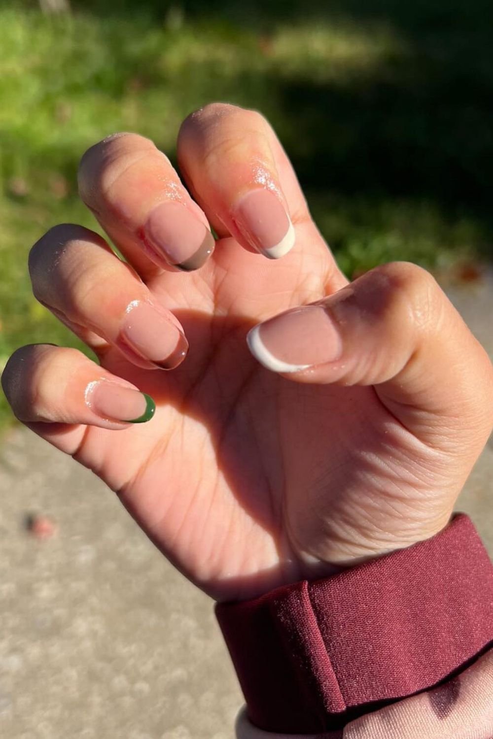 Multicolor French Tips