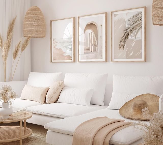 15 Boho Coastal Living Room Ideas for a Relaxed Beach Vibe 4 Neutral Tone