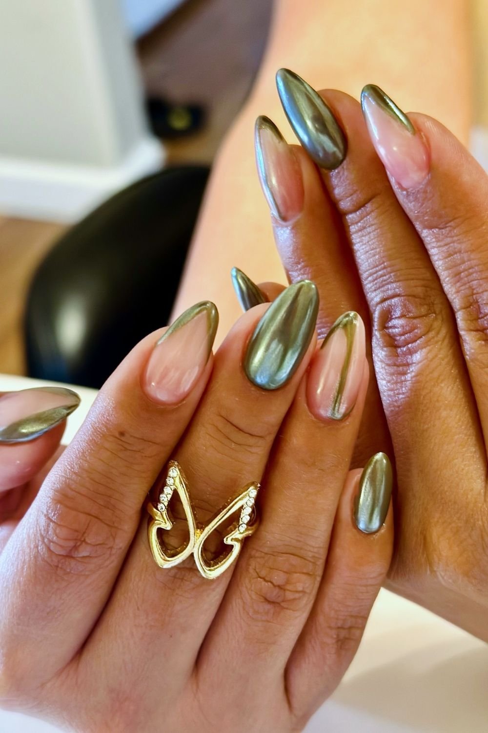 Olive Chrome Glam