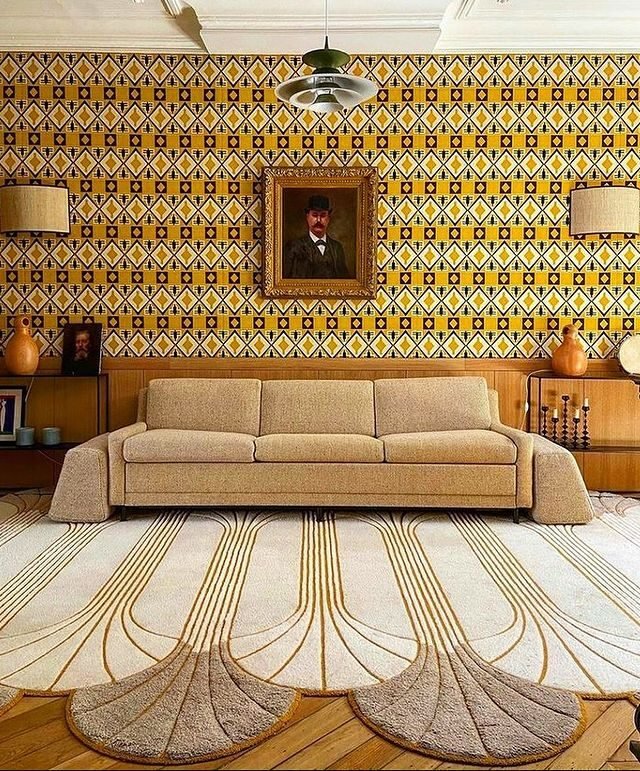 20 Yellow Living Room Ideas for a Cozy Yet Stylish Look 6 Patterned Yellow