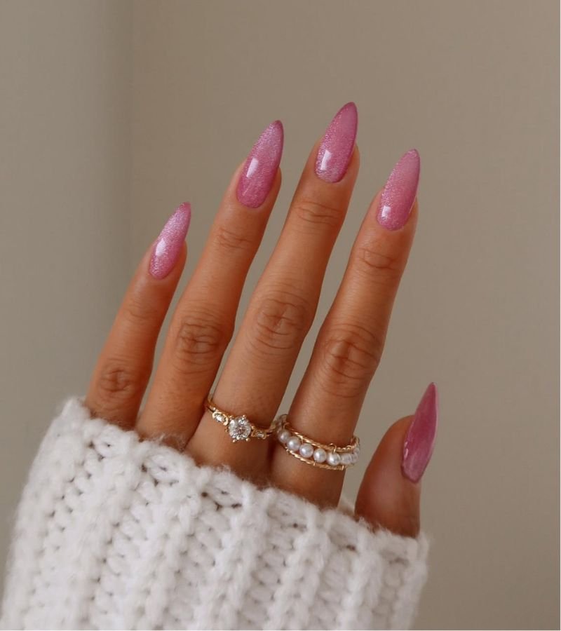 20 Pink Nail Ideas for Every Style and Season 12 Pink Cateye Nails