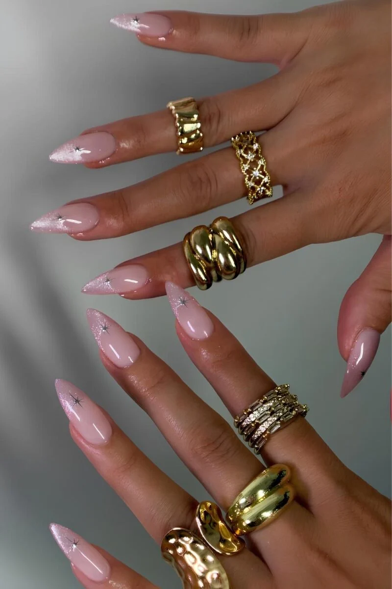 15 Pink Cat Eye Nail Designs You’ll Want to Try 11