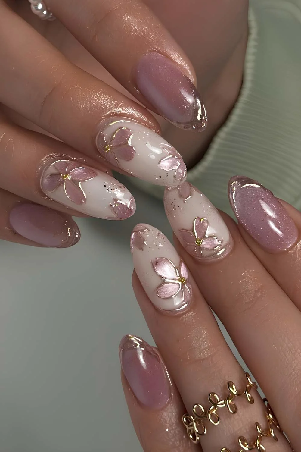 15 Pink Cat Eye Nail Designs You’ll Want to Try 16