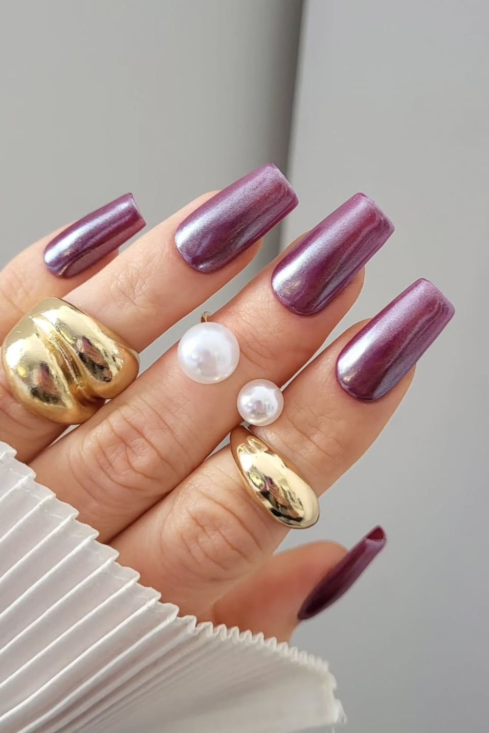 Metallic Mauve Shine