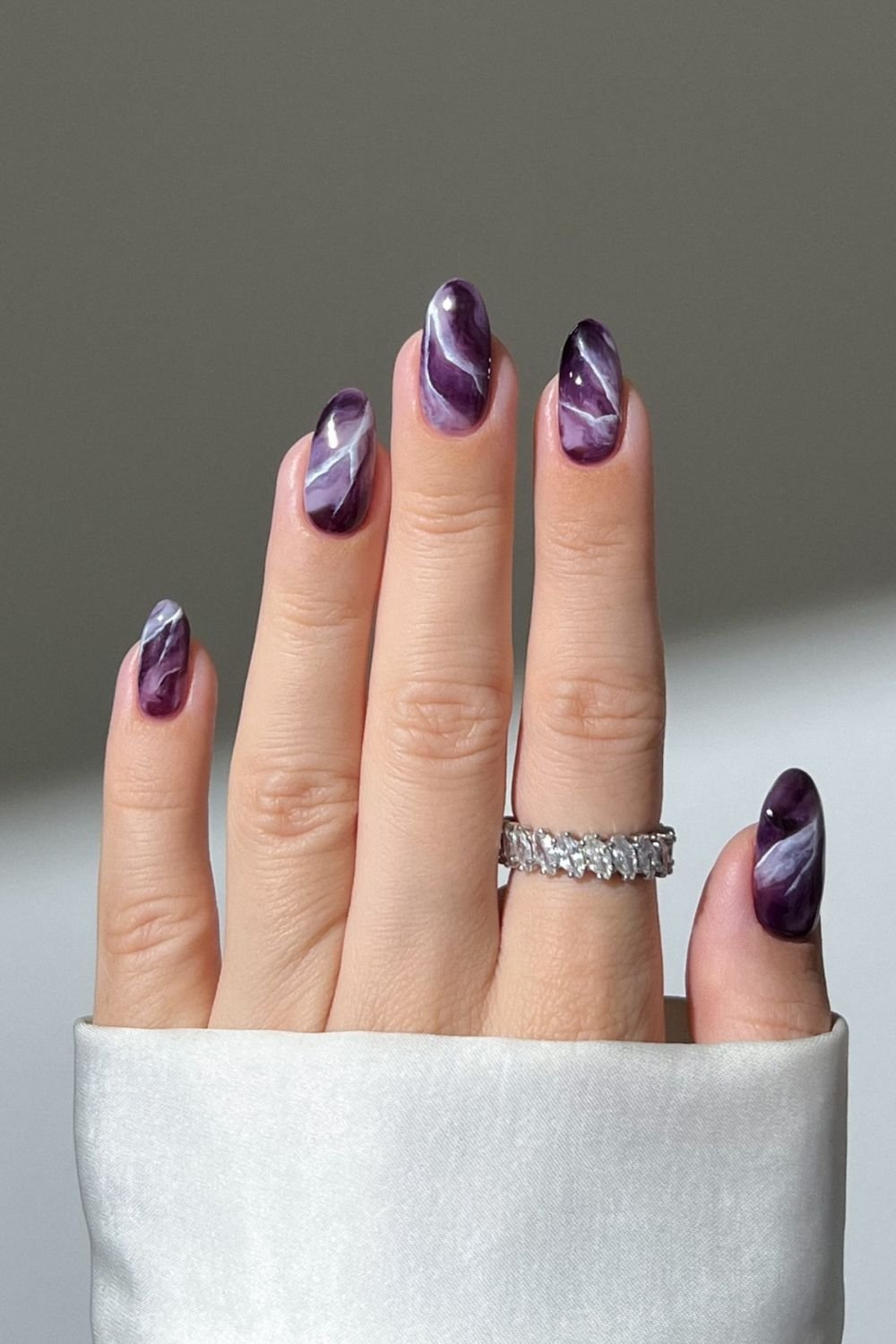 Swirled Violet Marble