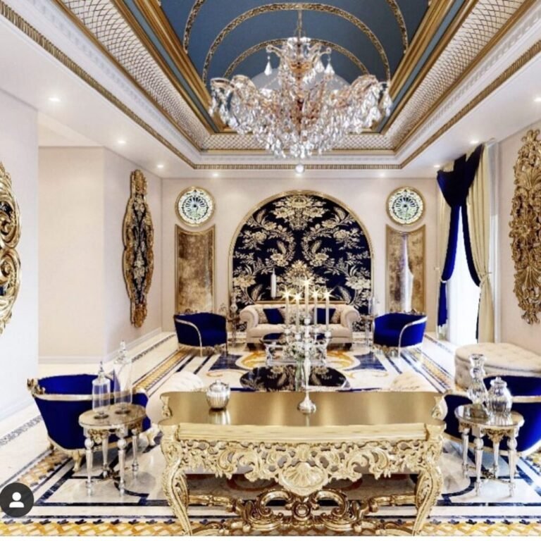 Royal Golden and Blue