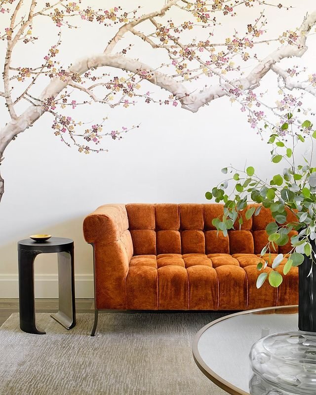 15 Beautiful Orange Couch Designs for Modern Homes 10 Rustic Orange