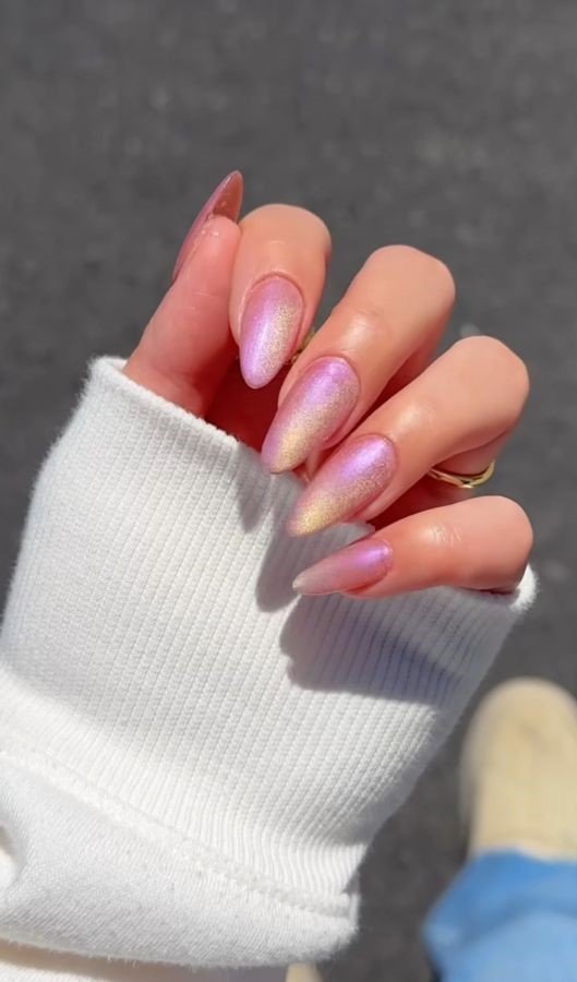 20 Pink Nail Ideas for Every Style and Season 10 Shiny Pink Nails