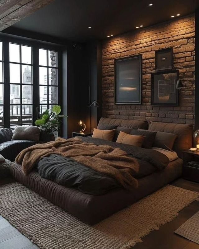 15 Dark Feminine Bedroom Ideas for a Bold and Elegant Space 15 Textured Rugs and Throws