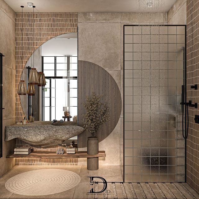 20 Beautiful Japandi Bathroom Ideas for Modern Homes 6 Wabisabi Design