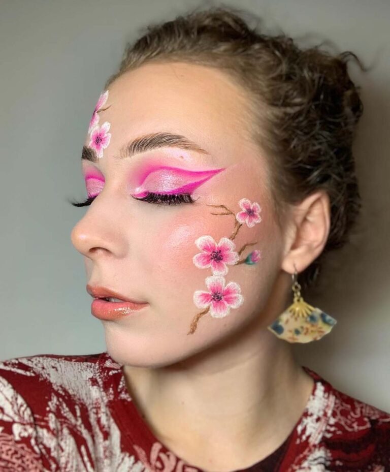 Fresh & Feminine: 20 Cherry Blossom Makeup Ideas You’ll Love 4 Sakura Swirl